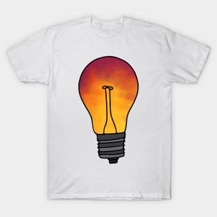 Sunset Lightbulb T-Shirt